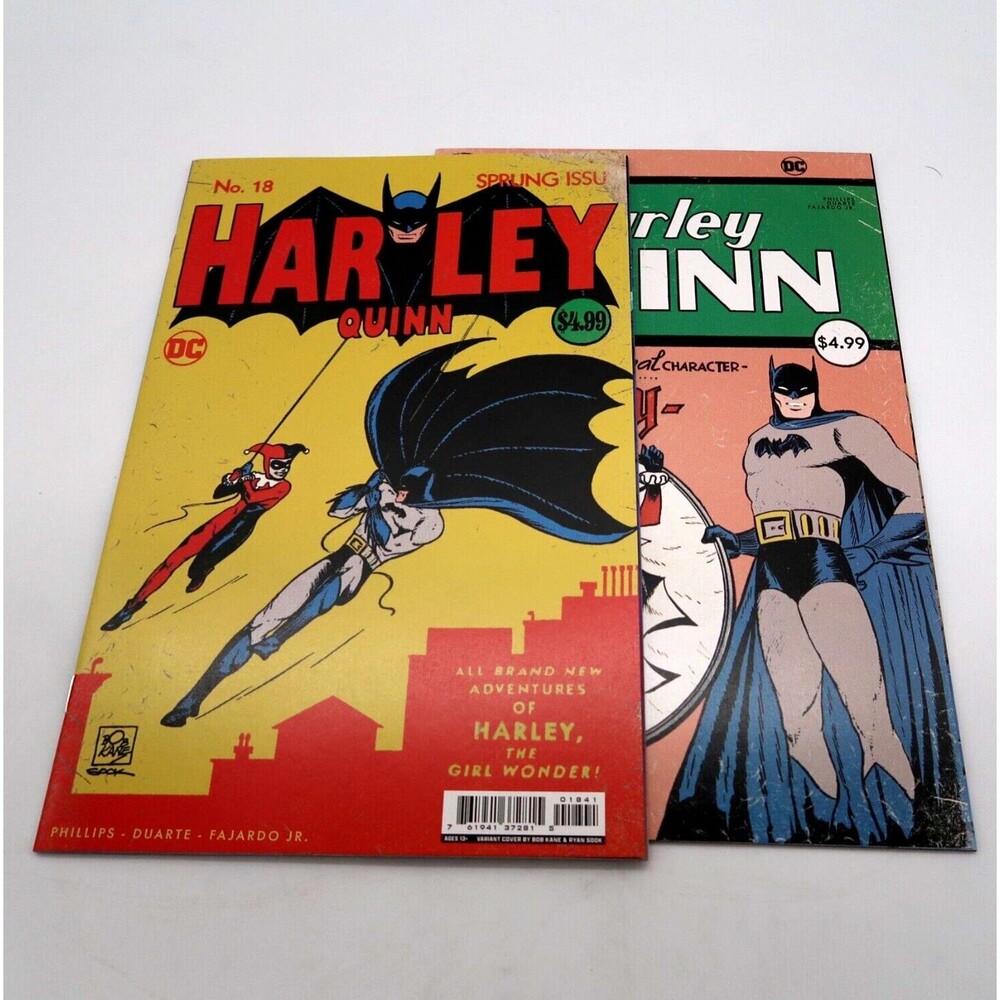 Harley Quinn #18 &  #19 - DC Comics - 2022 - Ryan Sook Tribute Variant Covers